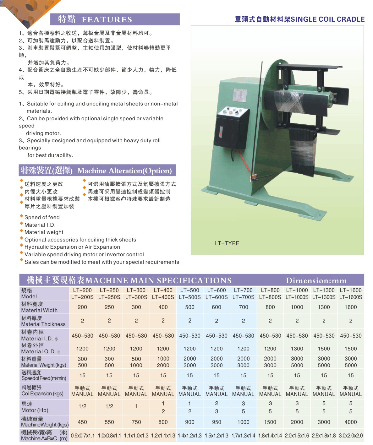 自动材料架-300双头两料架